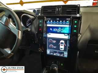 Головное устройство в стиле Тесла FarCar ZF531 для Toyota Land Cruiser Prado 150 2014-2016 на Android
