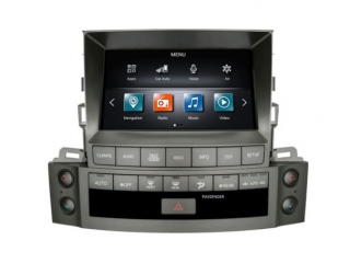 Головное устройство в стиле Тесла FarCar ZF571 для Lexus LX 570 2007-2015 с матрицей IPS HD на Android