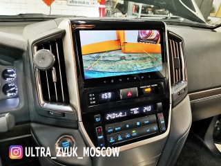 Штатная магнитола Redpower 71201 Slim для Toyota Land Cruiser 200 2014+ с DSP процессором, 4G модемом и CarPlay на Android 10