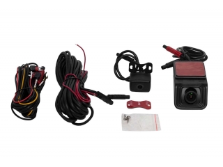 Двухканальный видеорегистратор RedPower DVR-UNI3-G-DUAL с разрешением 2.5K с Wi-Fi