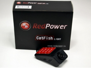 Видеорегистратор RedPower CatFish Light 6190 (карта памяти - опционально) с разрешением FullHD с Wi-Fi