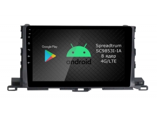 Штатная магнитола Roximo RI-1112 для Toyota Highlander 3 c DSP процессором и 4G Sim на Android 11