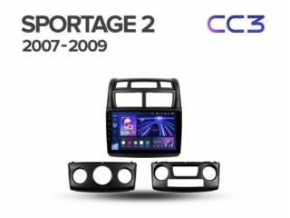 Штатная магнитола Teyes CC3 3/32Gb для Kia Sportage 2004-2010 8 ядер, DSP процессор, QLED дисплей, LTE модем, Andriod 10