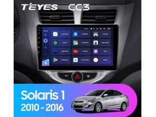 Штатная магнитола Teyes CC3 4/64Gb для Hyundai Solaris 2010-2016 8 ядер, DSP процессор, QLED дисплей, LTE модем, Andriod 10